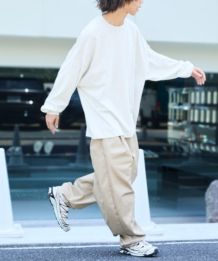 寬鬆版型 單點刺繡 圓領 長袖T恤