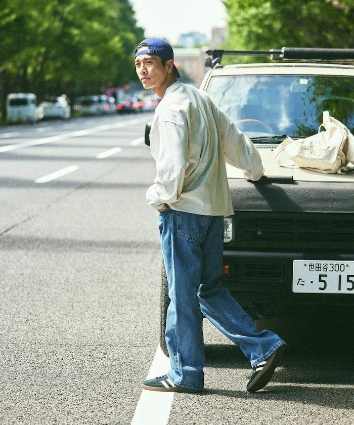 9盎司重磅寬鬆版型亨利領長袖T恤/重磅/長袖T恤