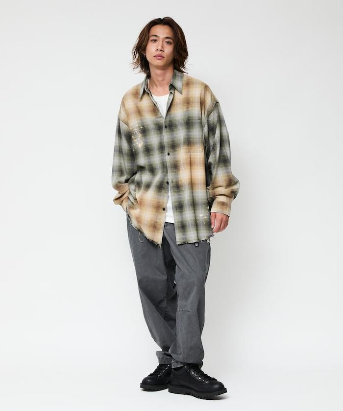 FREAK'S STORE OUTDOORS/フリークスアウトドアーズ 寬鬆版型服裝染色攀巖褲