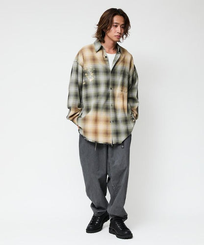 FREAK'S STORE OUTDOORS/フリークスアウトドアーズ 寬鬆版型服裝染色攀巖褲