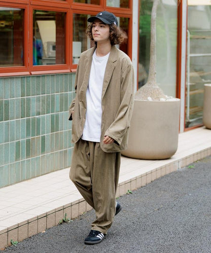 Relax Fit 寬鬆燈芯絨西裝夾克套裝
