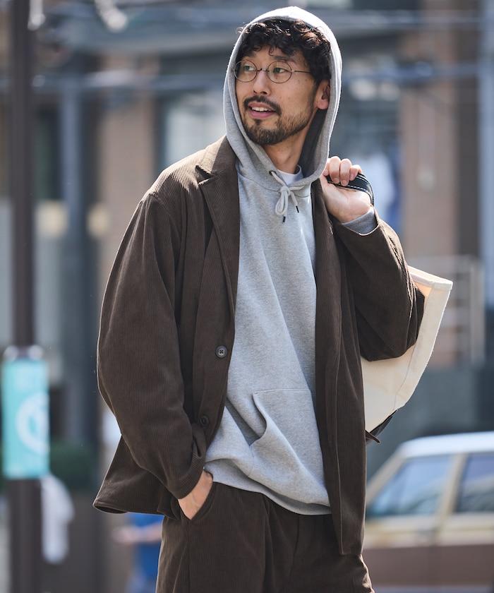 Relax Fit 寬鬆燈芯絨西裝夾克套裝