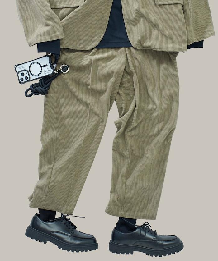 Relax Fit 寬鬆燈芯絨西裝夾克套裝