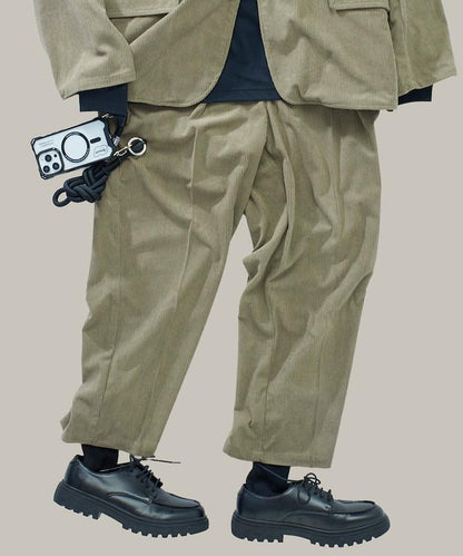 Relax Fit 寬鬆燈芯絨西裝夾克套裝