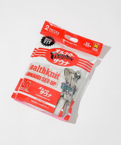 聯名 KANNAIGI Tempalay healthknit 長袖毛圈套裝
