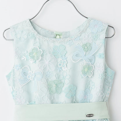花卉刺繡連衣裙