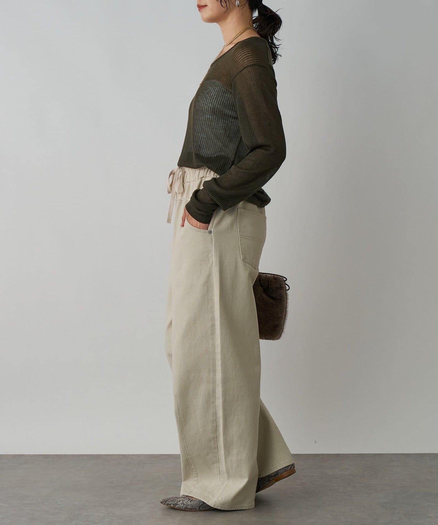 【時尚設計】拼接牛仔衛衣