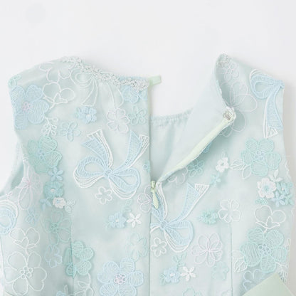 花卉刺繡連衣裙