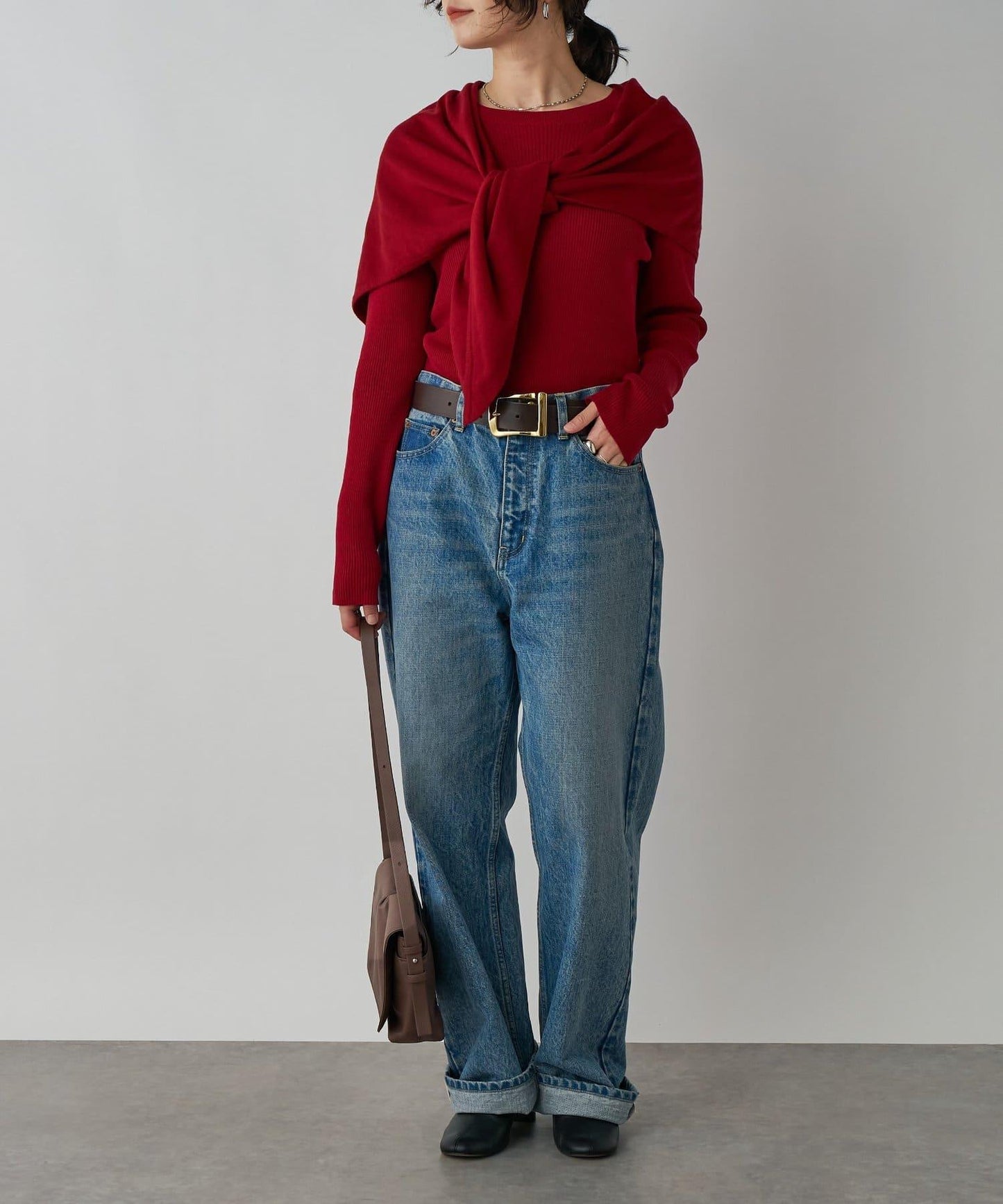 【MONN.:.(モン)】岡山直筒牛仔褲