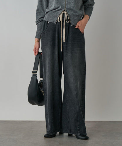 【時尚設計】拼接牛仔衛衣