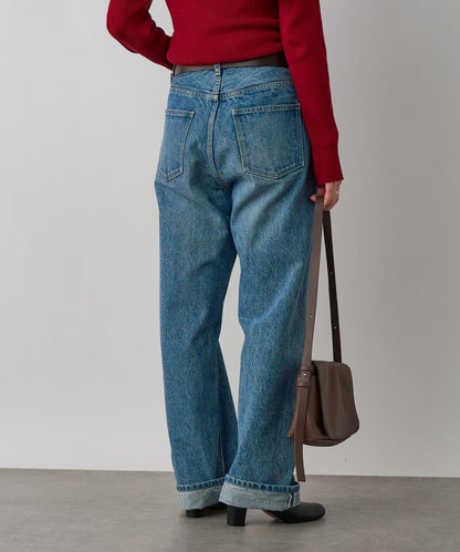 【MONN.:.(モン)】岡山直筒牛仔褲