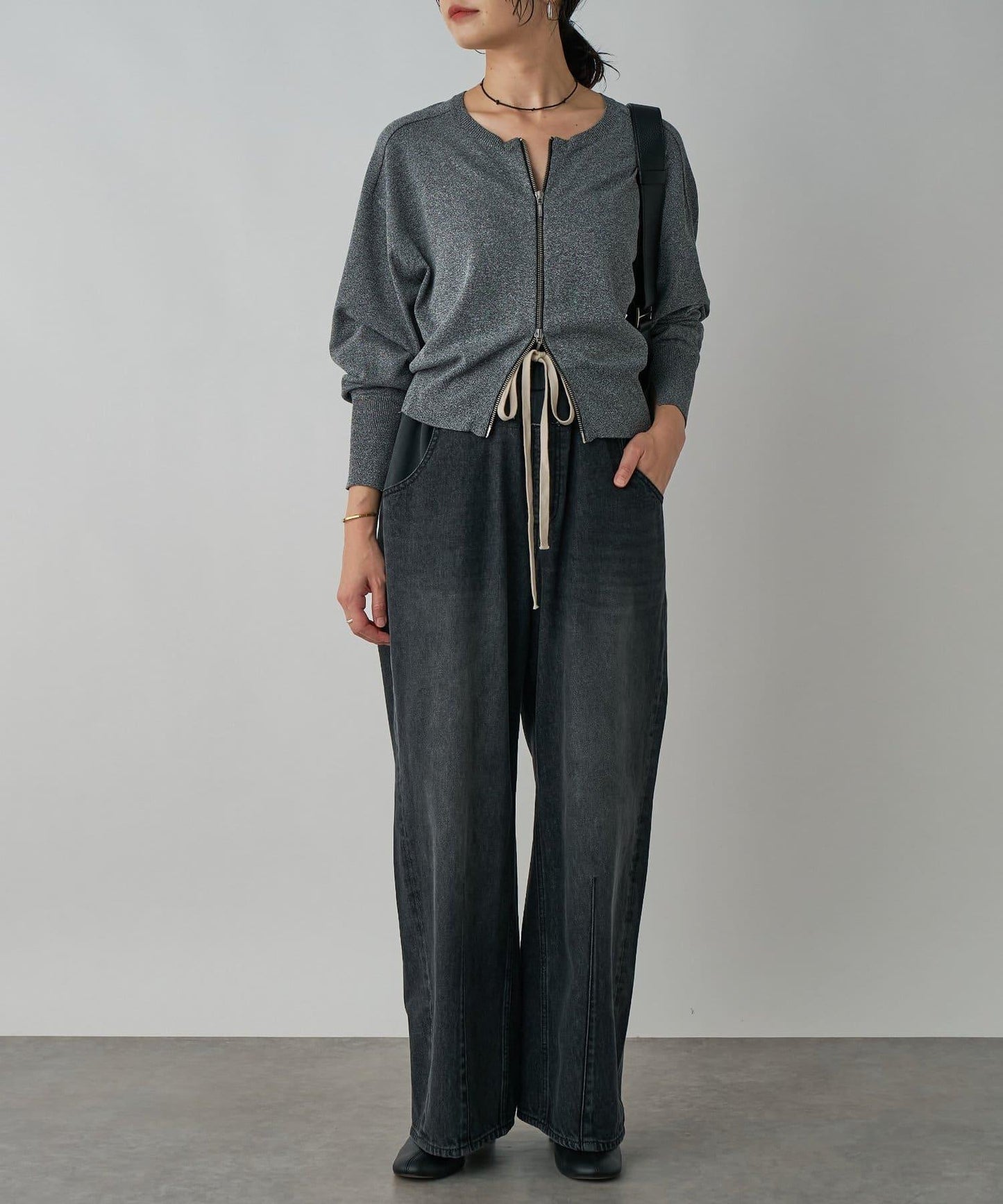 【時尚設計】拼接牛仔衛衣