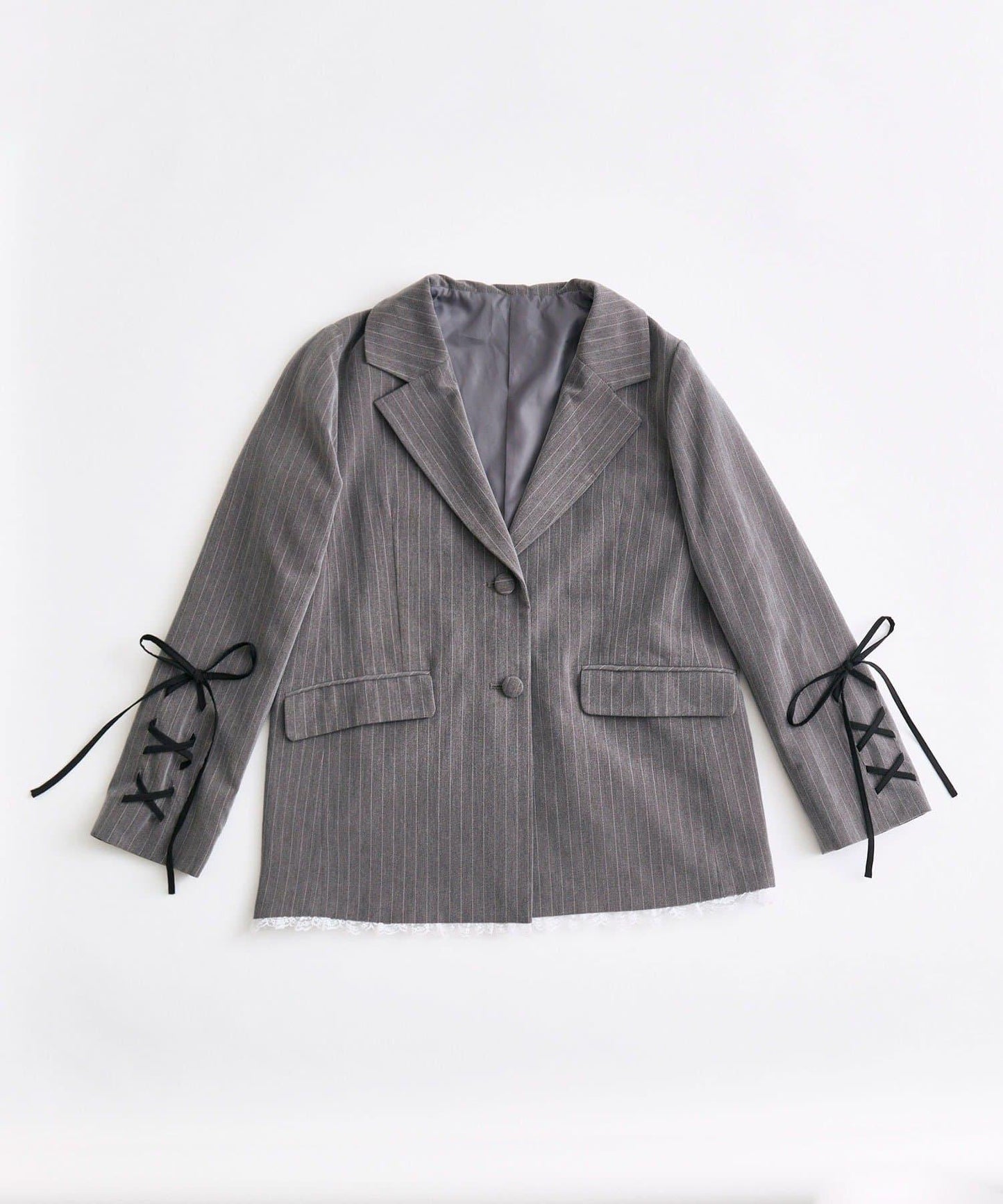繫帶西裝外套