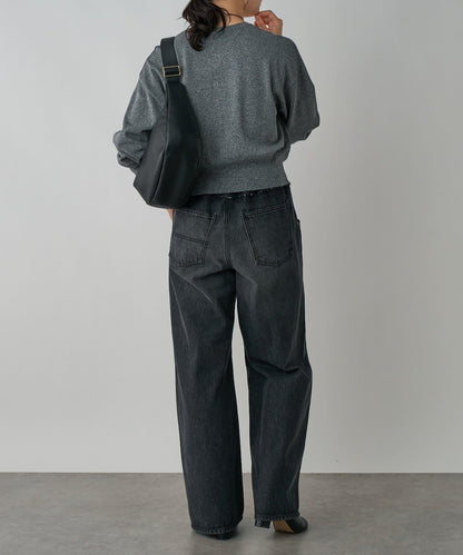 【時尚設計】拼接牛仔衛衣