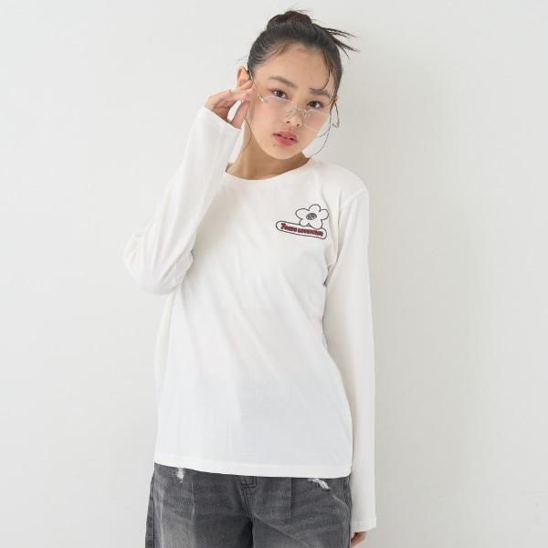 【7days】花卉標誌長袖T恤