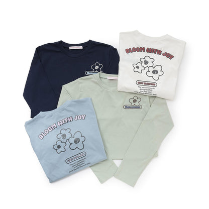 【7days】花卉標誌長袖T恤