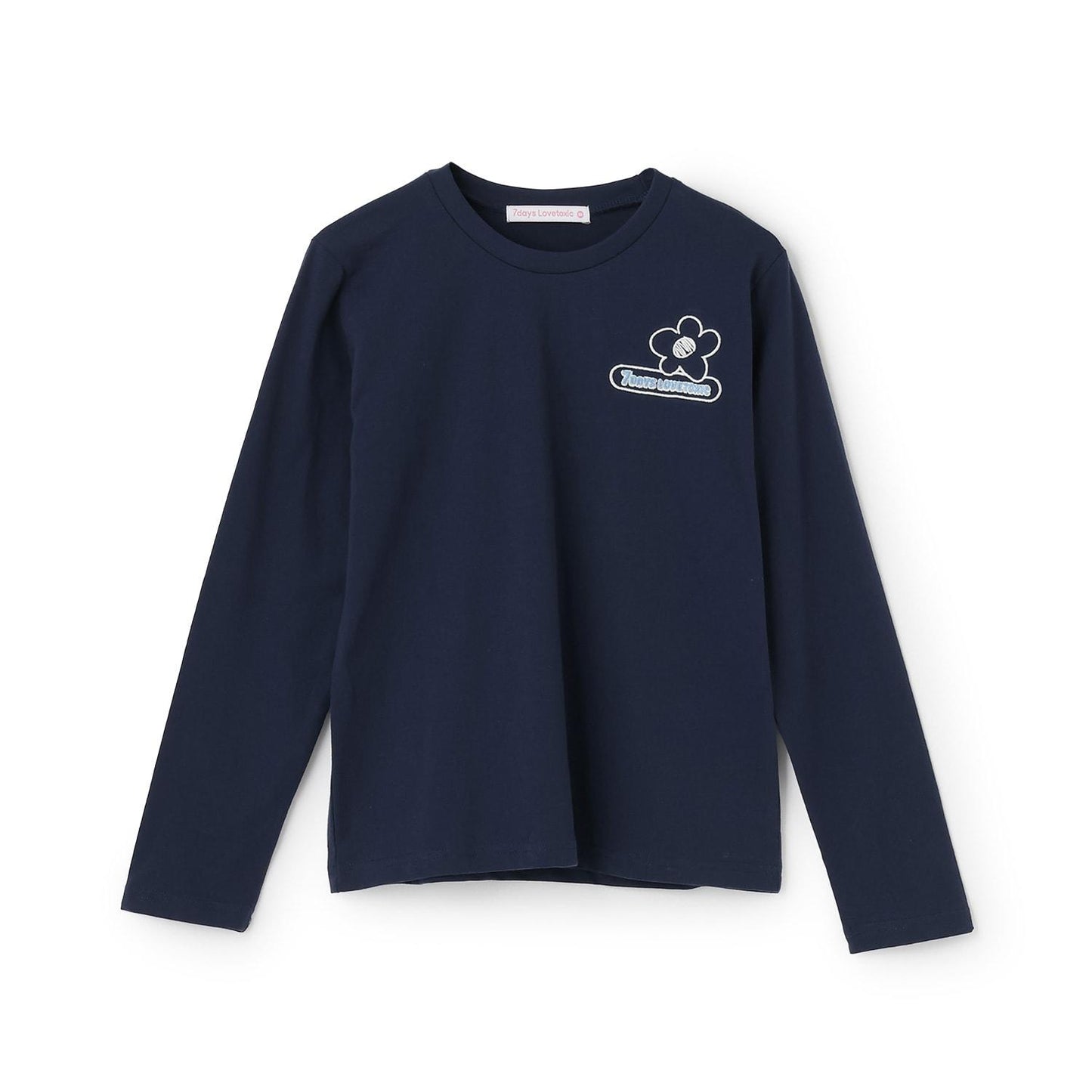 【7days】花卉標誌長袖T恤