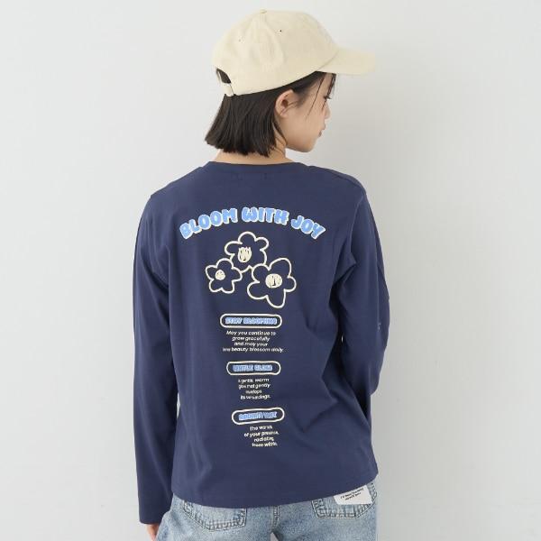 【7days】花卉標誌長袖T恤