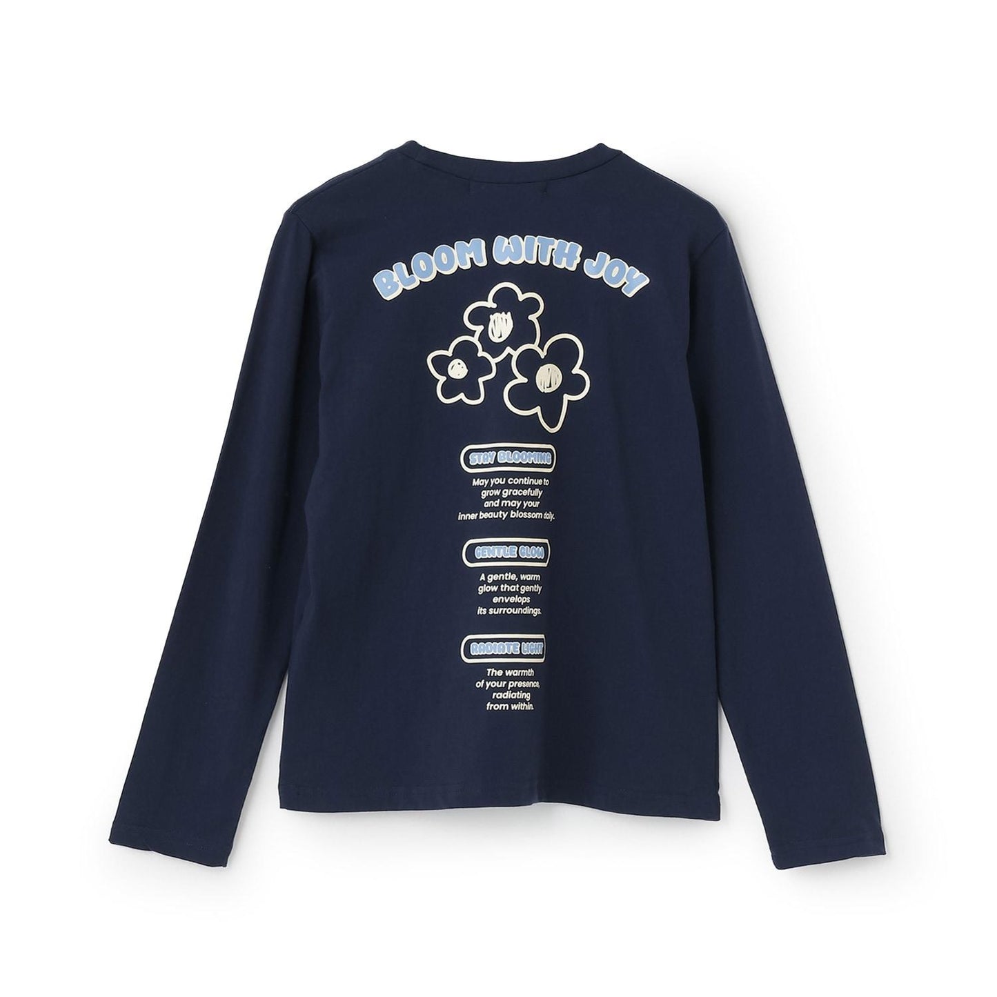 【7days】花卉標誌長袖T恤