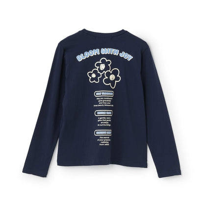 【7days】花卉標誌長袖T恤