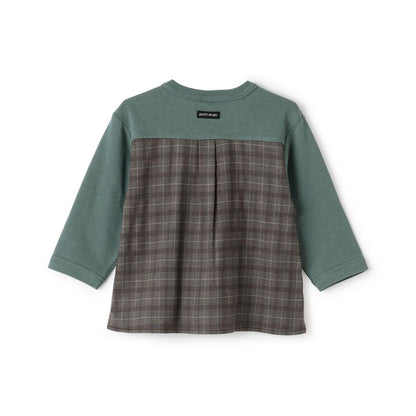 工程車輛刺繡長袖T恤