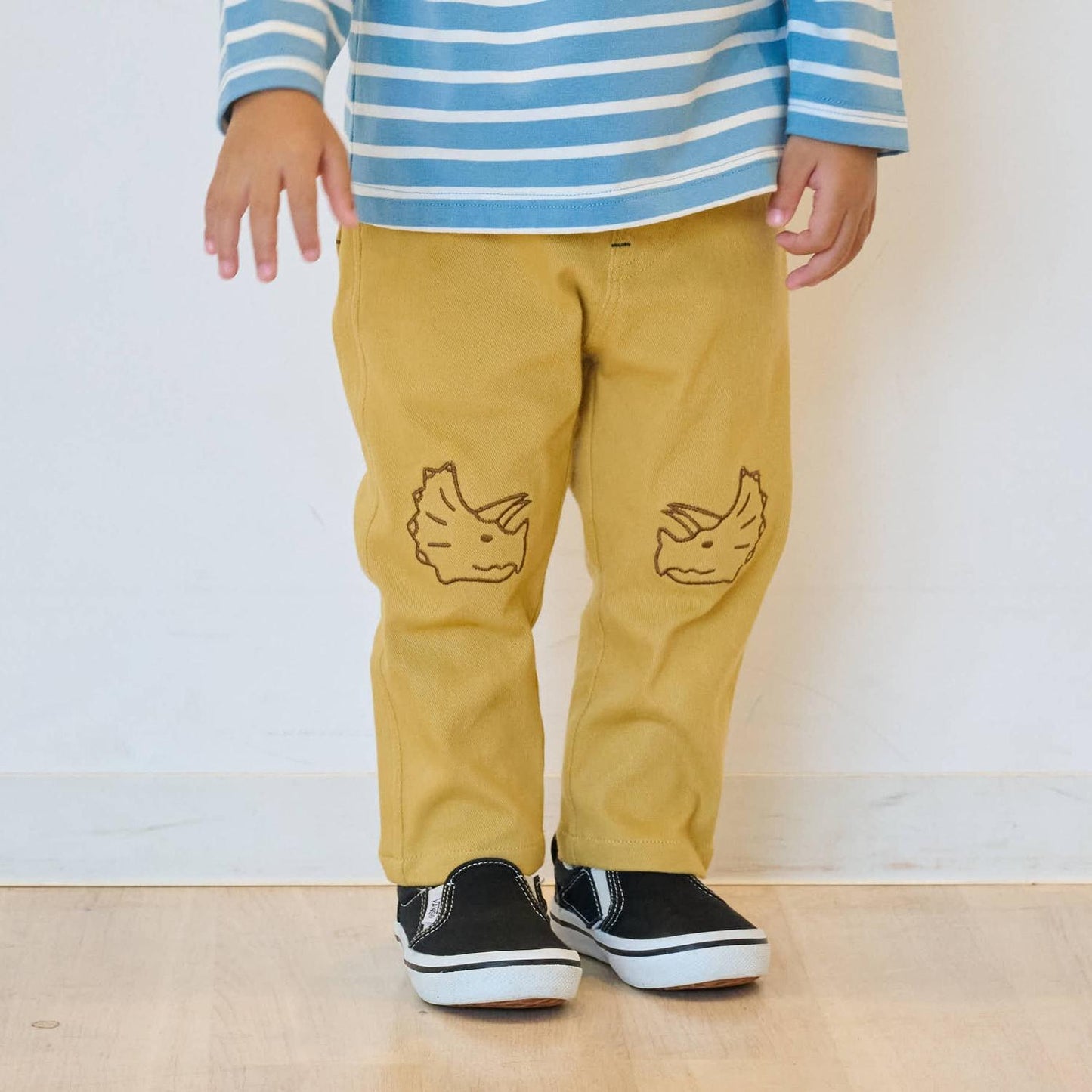 恐龍與火山長款錐形褲