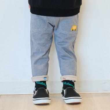 交通工具圖案長款雙面穿褲