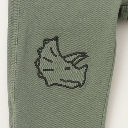 恐龍與火山長款錐形褲