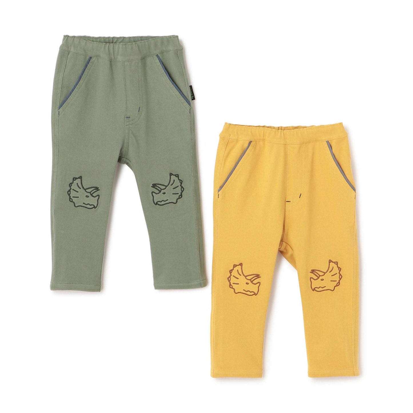 恐龍與火山長款錐形褲