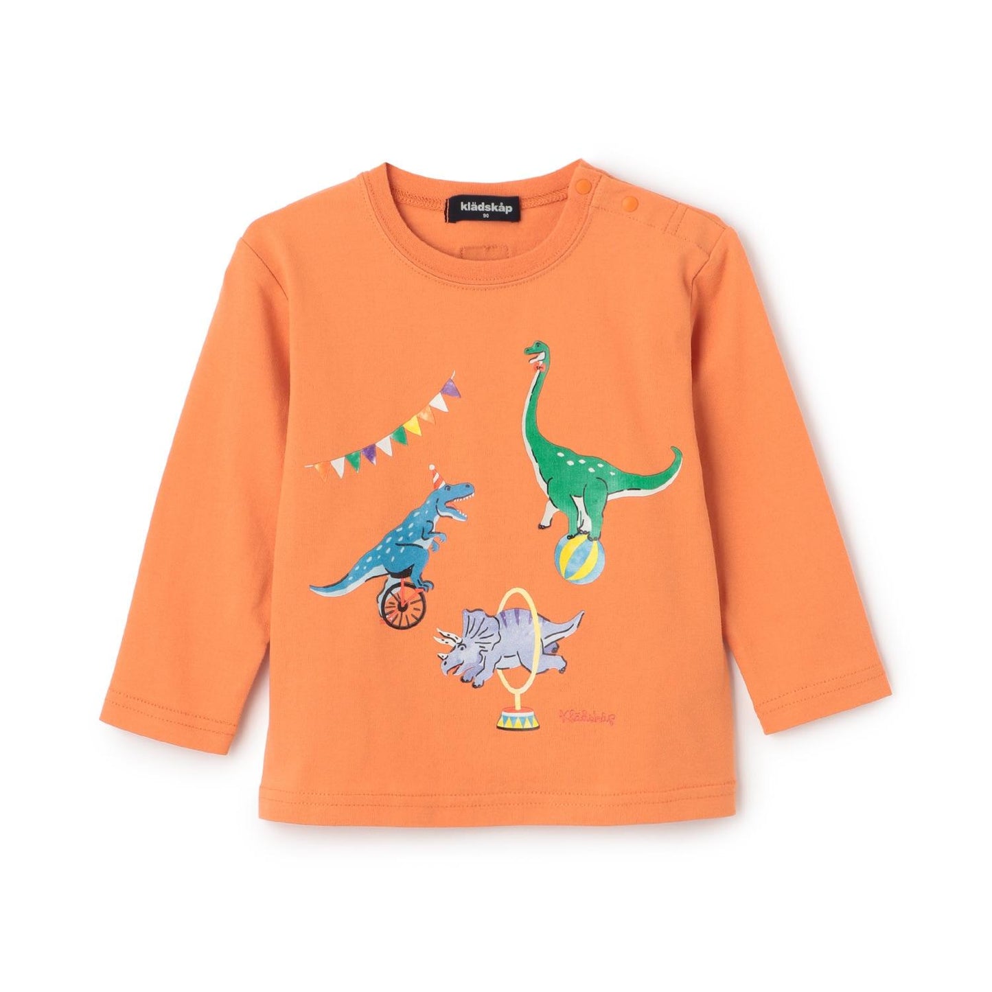 馬戲團恐龍長袖T恤