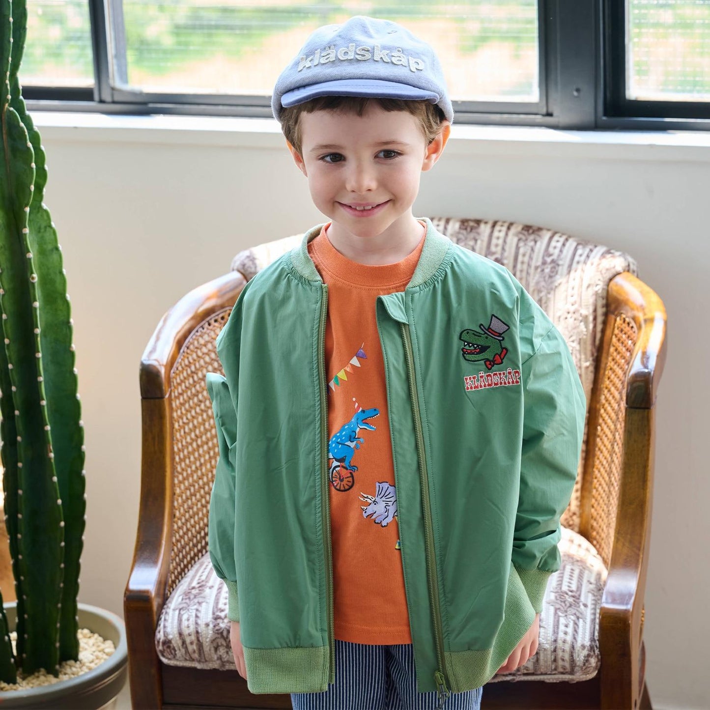 馬戲團恐龍長袖T恤