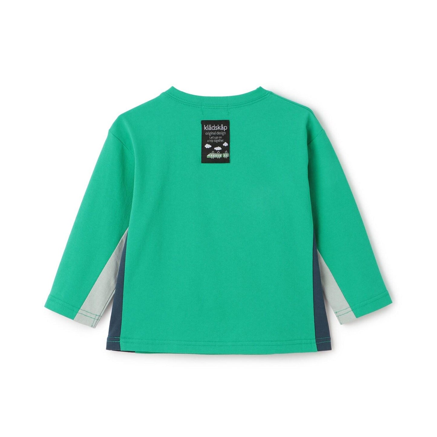 電車貼布繡長袖T恤