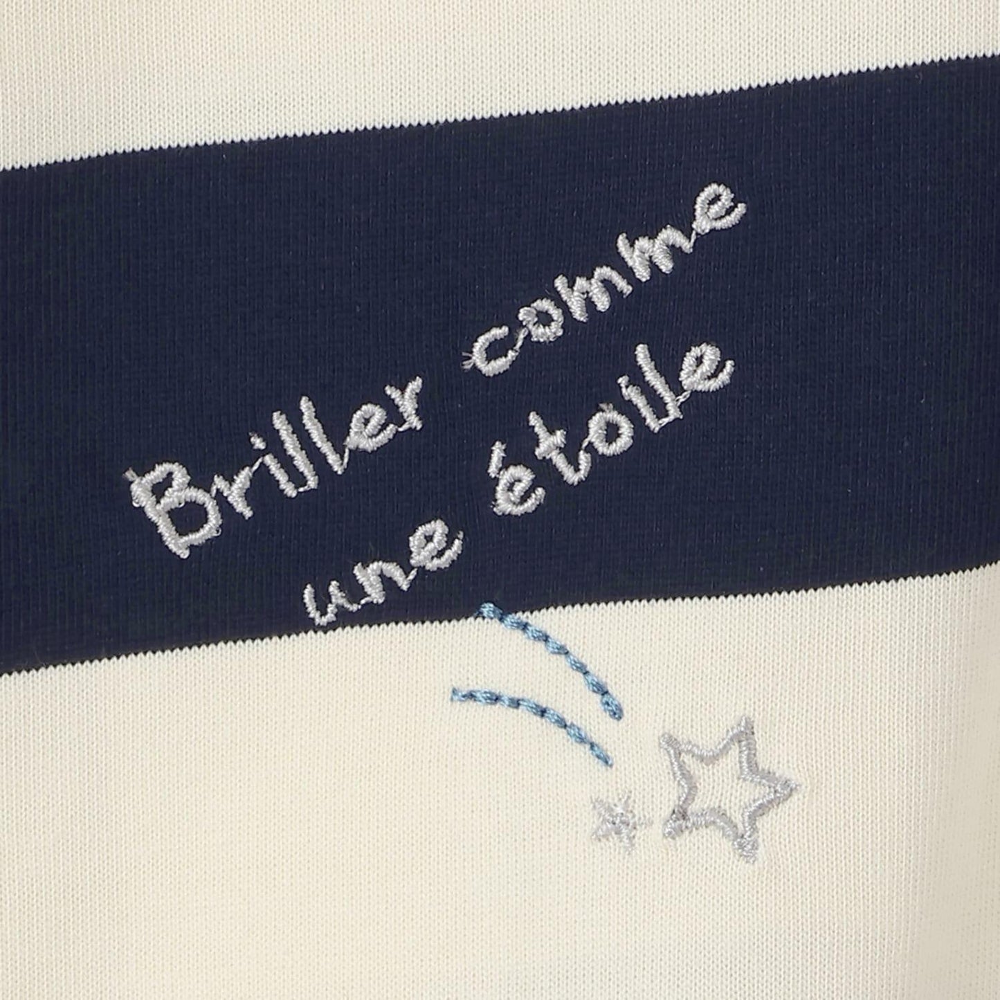 塗鴉刺繡橄欖球衫