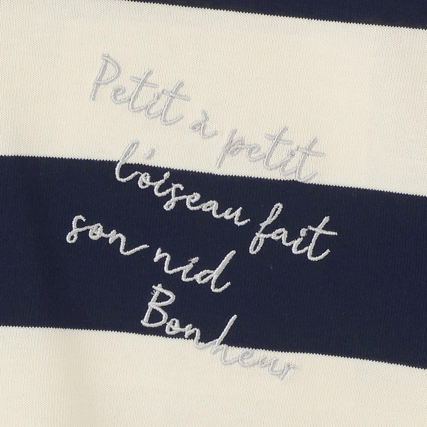 塗鴉刺繡橄欖球衫