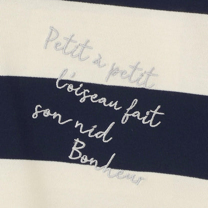 塗鴉刺繡橄欖球衫