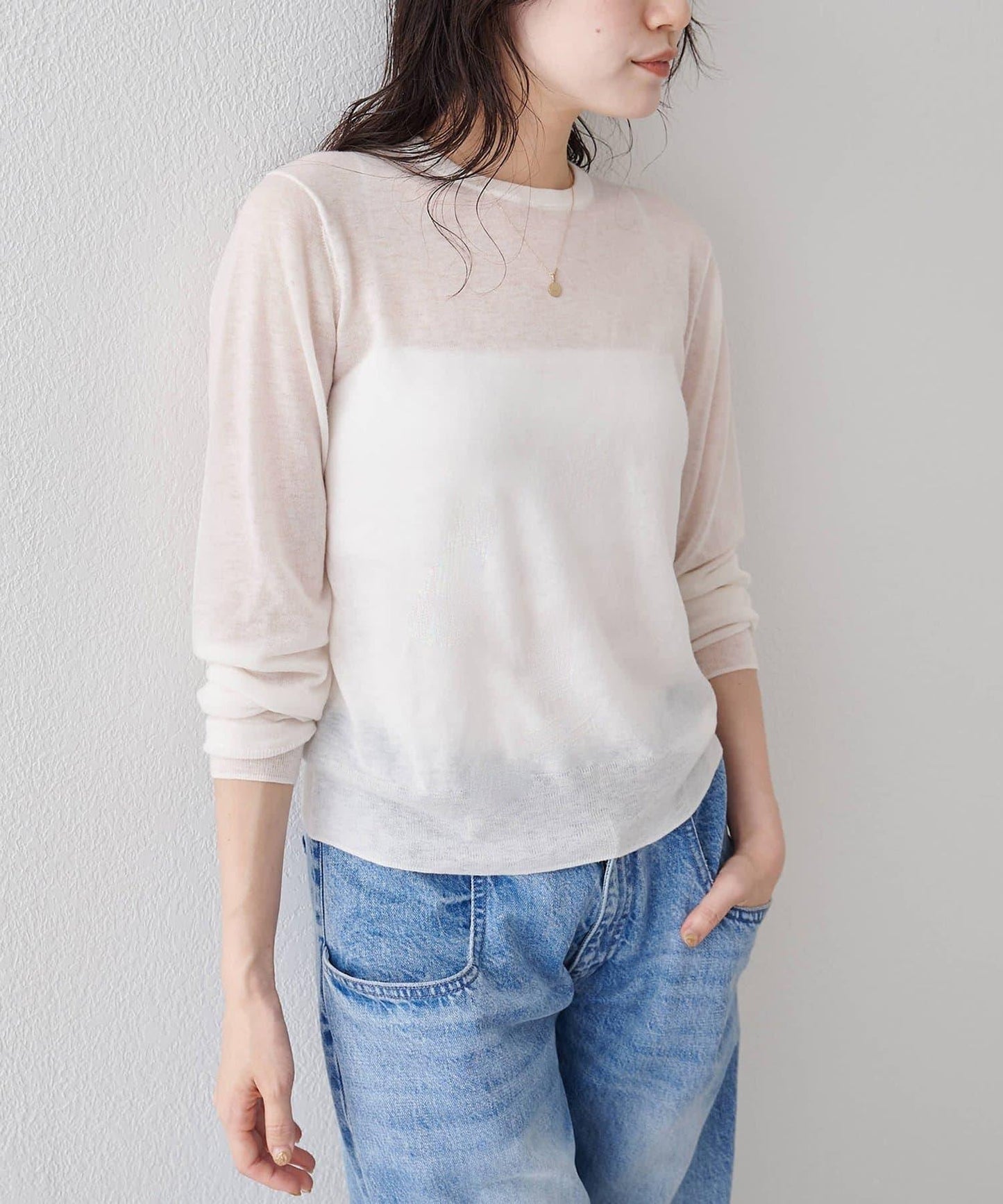 【THE PAUSE】高密度針織套頭衫