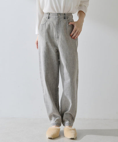 【THE PAUSE】高腰弧形牛仔褲