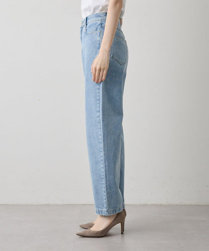 【THE PAUSE】高腰弧形牛仔褲