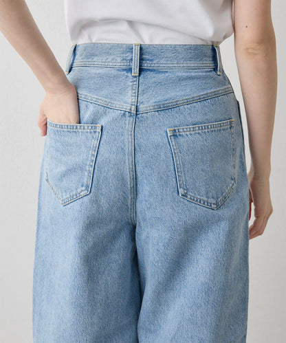 【THE PAUSE】高腰弧形牛仔褲