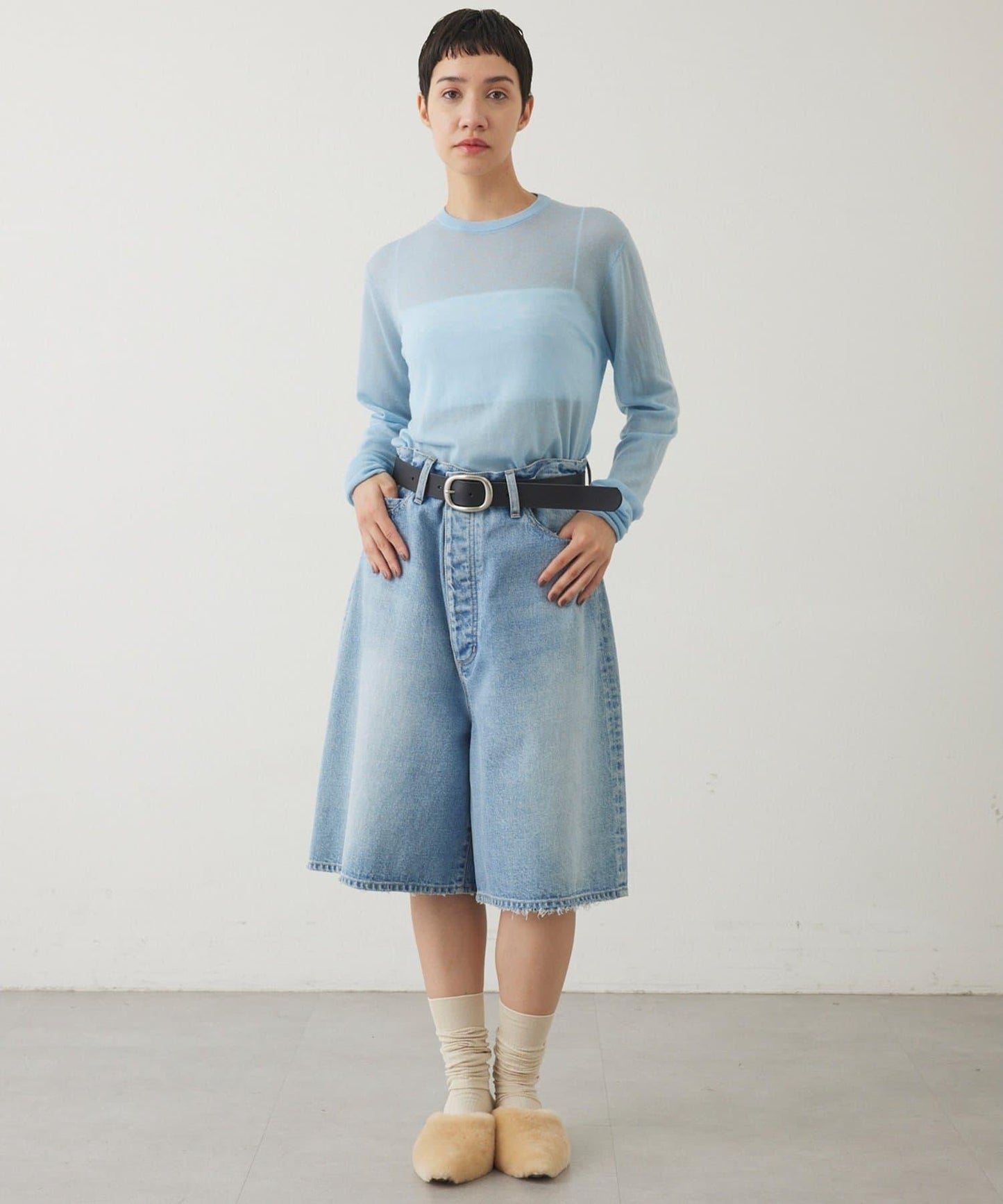 【THE PAUSE】高密度針織套頭衫