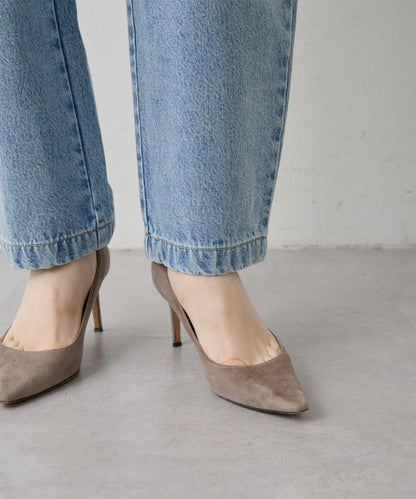 【THE PAUSE】高腰弧形牛仔褲