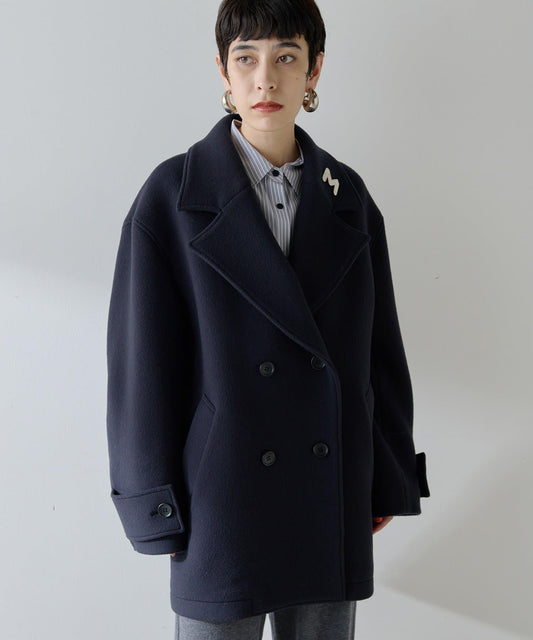 【THE PAUSE】中長款P型大衣