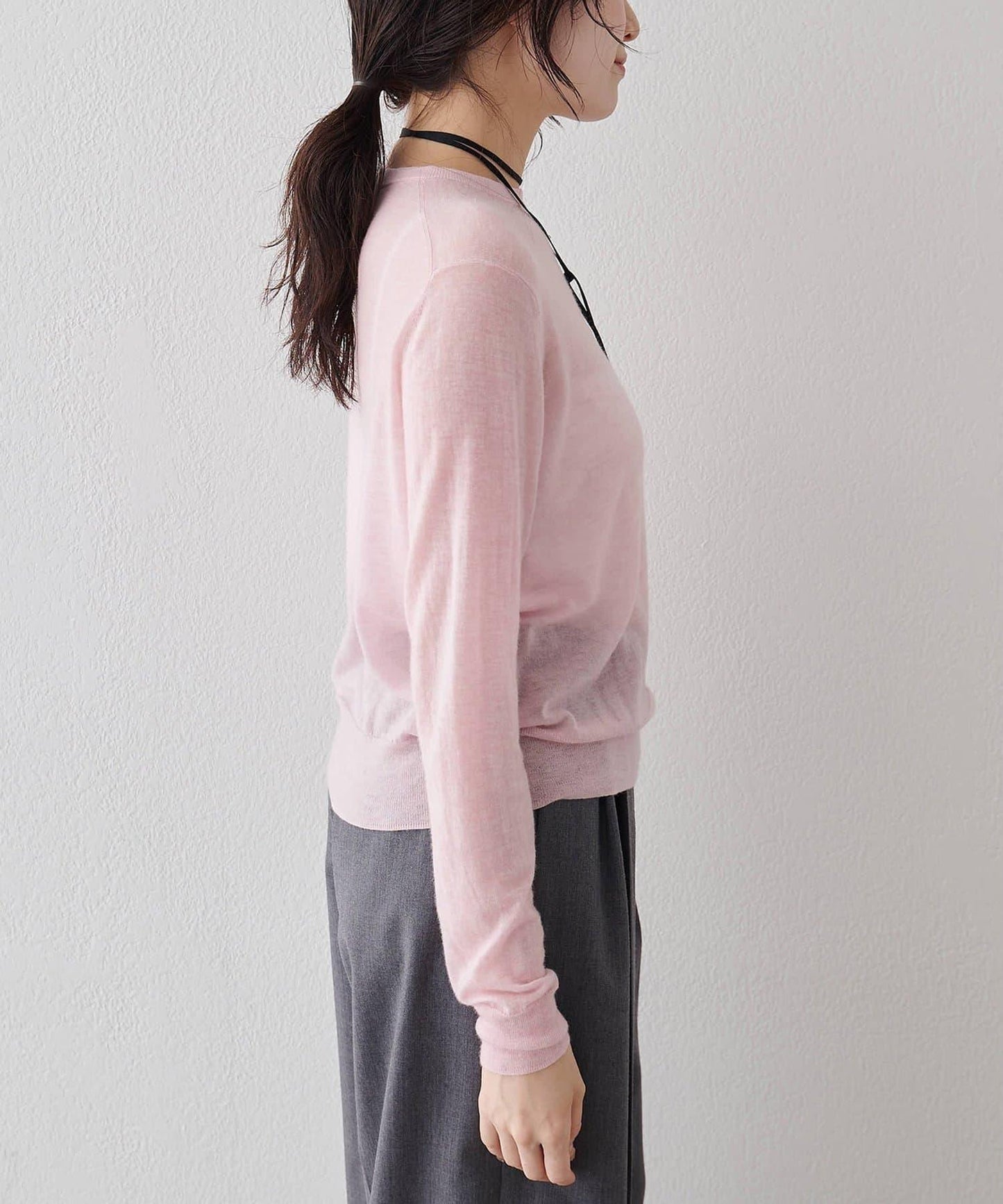 【THE PAUSE】高密度針織套頭衫