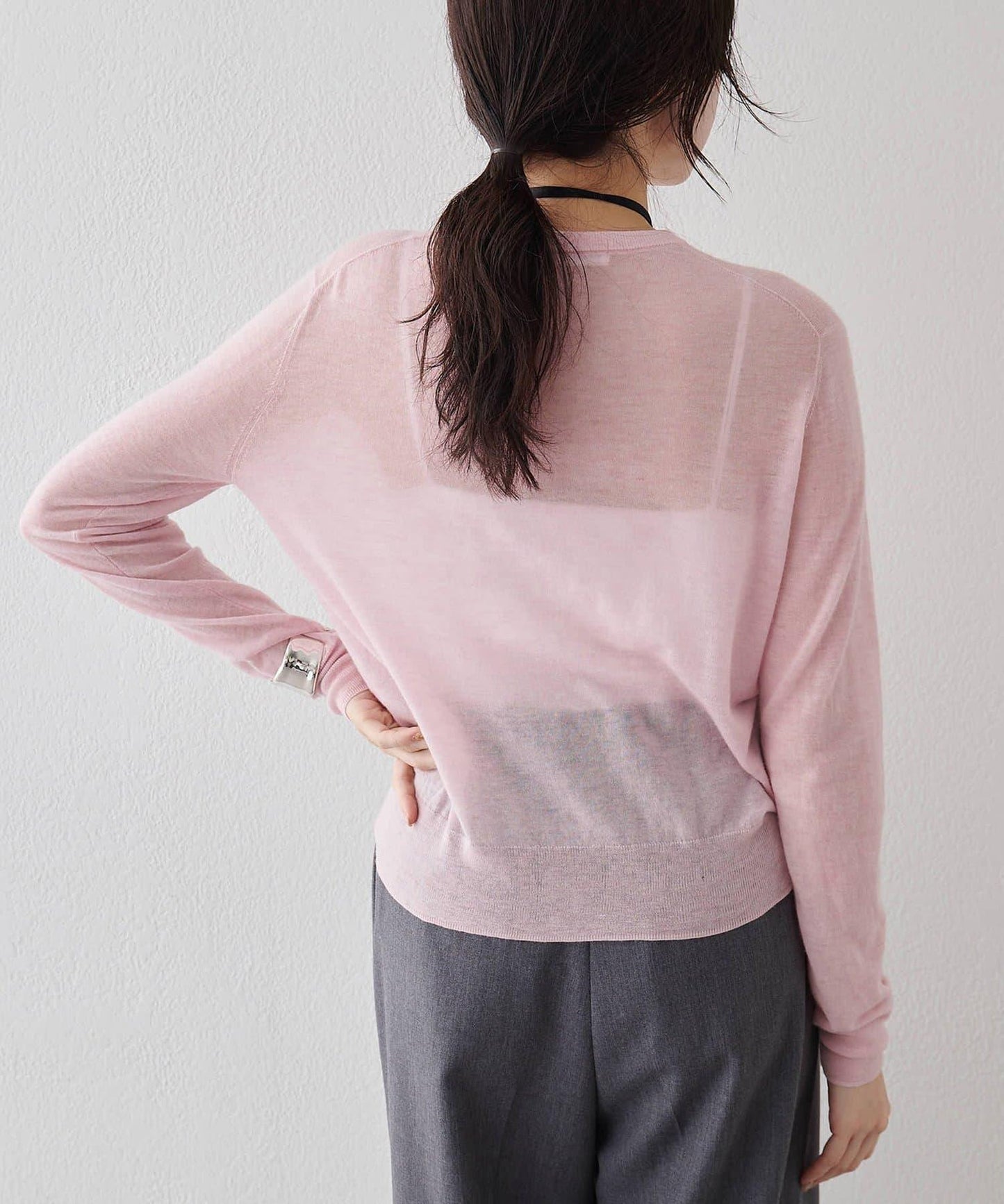 【THE PAUSE】高密度針織套頭衫