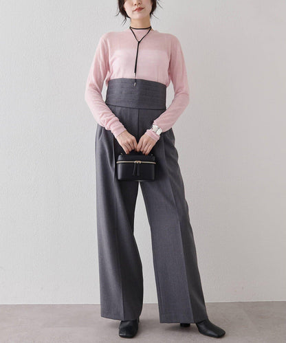 【THE PAUSE】高密度針織套頭衫