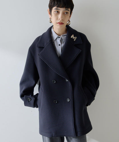 【THE PAUSE】中長款P型大衣