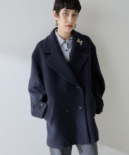 【THE PAUSE】中長款P型大衣