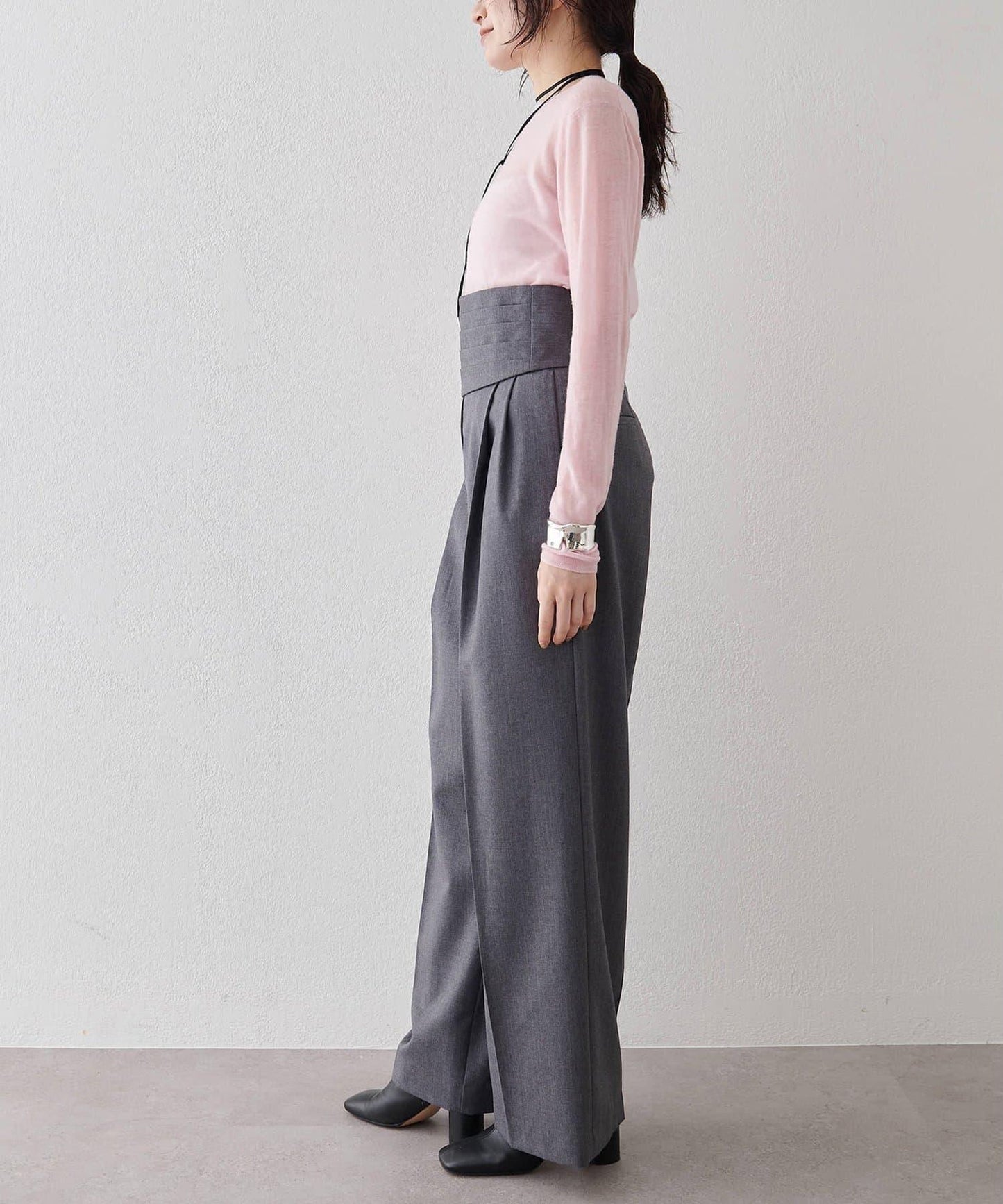 【THE PAUSE】高密度針織套頭衫