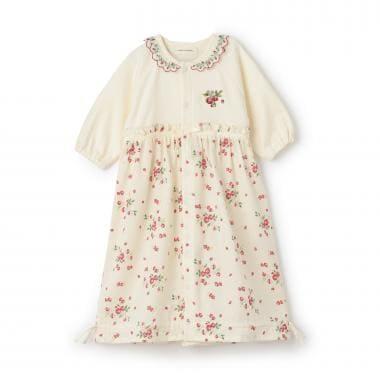 野草莓斜紋布2WAY連衣裙