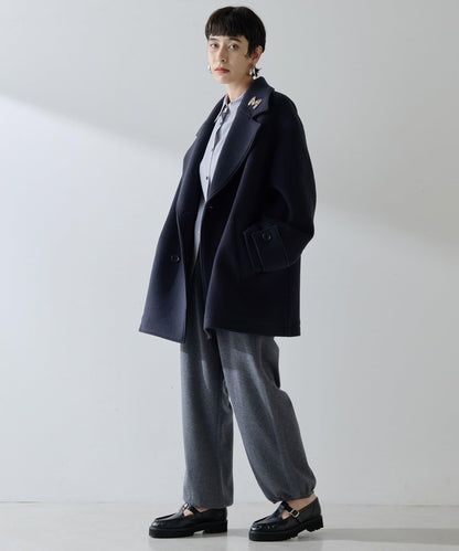 【THE PAUSE】中長款P型大衣